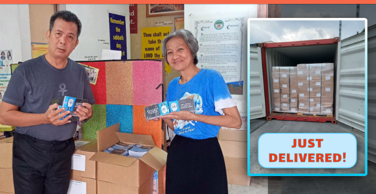 Tracts successfully delivered in the Philippines