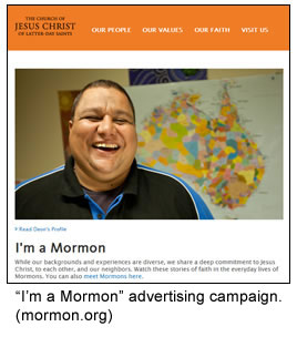 'I'm a Mormon' advertising campaign. (mormon.org)