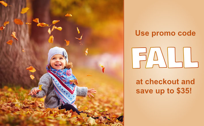 Save with promo code 'FALL'.