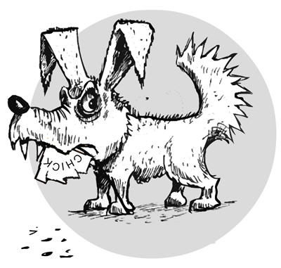 Fang chewed our old site.