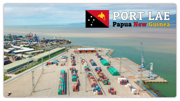 Port Lae in Papua New Guinea