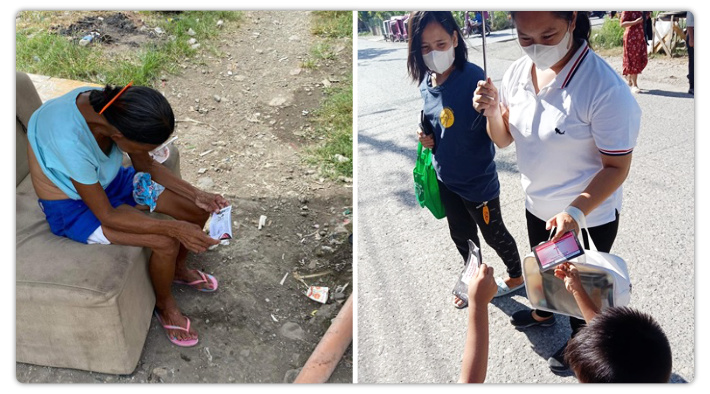 Tracts being read in the Philippines