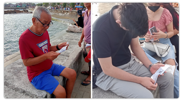 Tracts being read in the Philippines