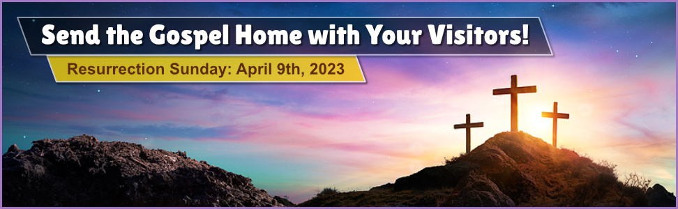 Send the Gospel Home with Your Easter Visitors!