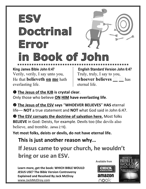 ESV Doctrinal Error in Book of John