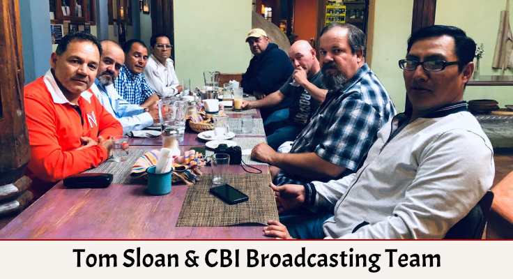 Tom Sloan & CBI Broadcasting Team